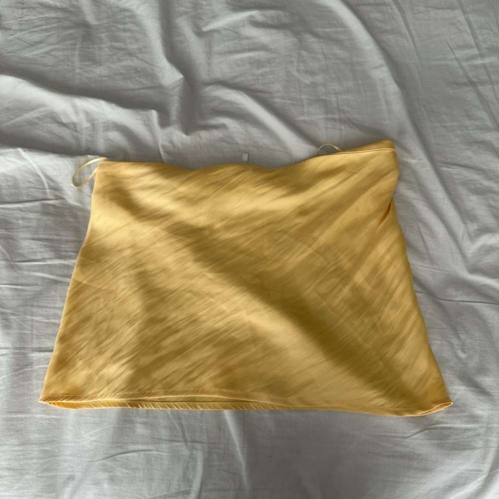 Satin Yellow top- By Together
(never worn)